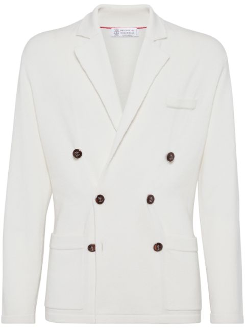 Brunello Cucinelli double-breasted cashmere cardigan Men