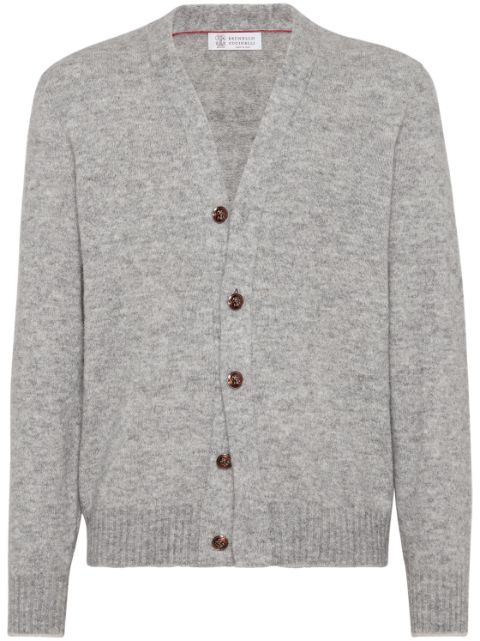 Brunello Cucinelli V-neck melange cardigan Men