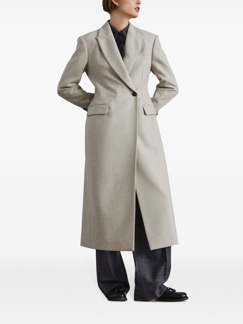 Brunello Cucinelli long wool coat Women