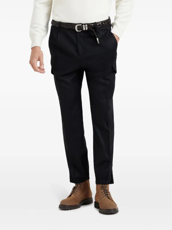 Brunello Cucinelli テーパード カーゴパンツ | ブラック | FARFETCH JP