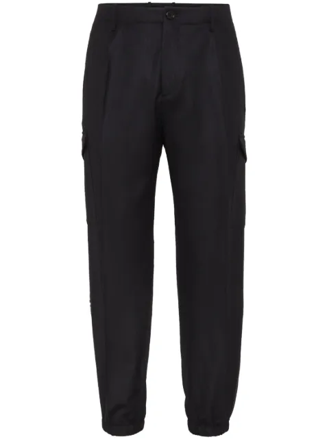 Brunello Cucinelli cargo-pocket wool tapered trousers
