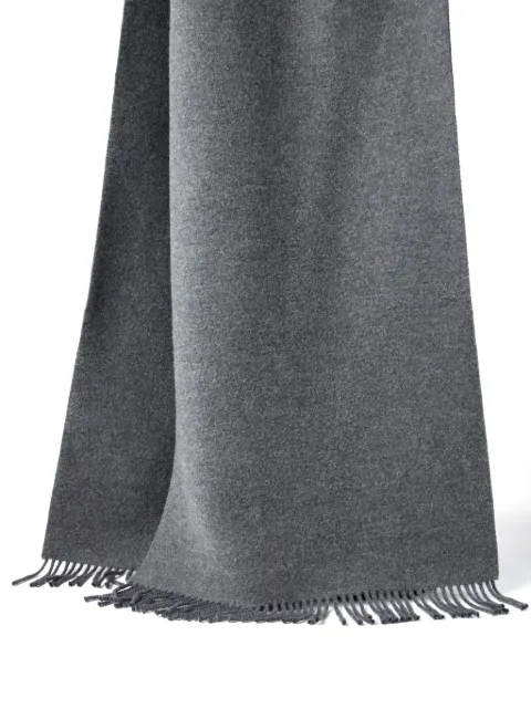 Brunello Cucinelli fringe-trim knitted cape MSCDAGW83C0106 - 1