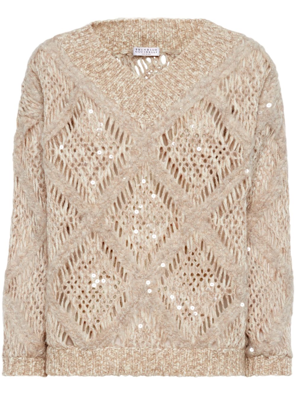 Best buys for cheap Brunello Cucinelli sequin-embellished jumper Women