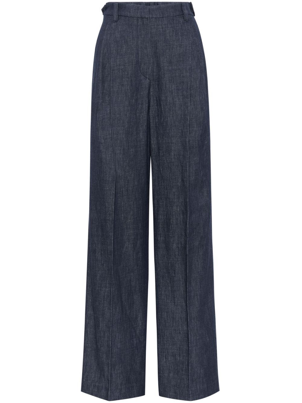 Brunello Cucinelli straight-leg denim trousers - Blue