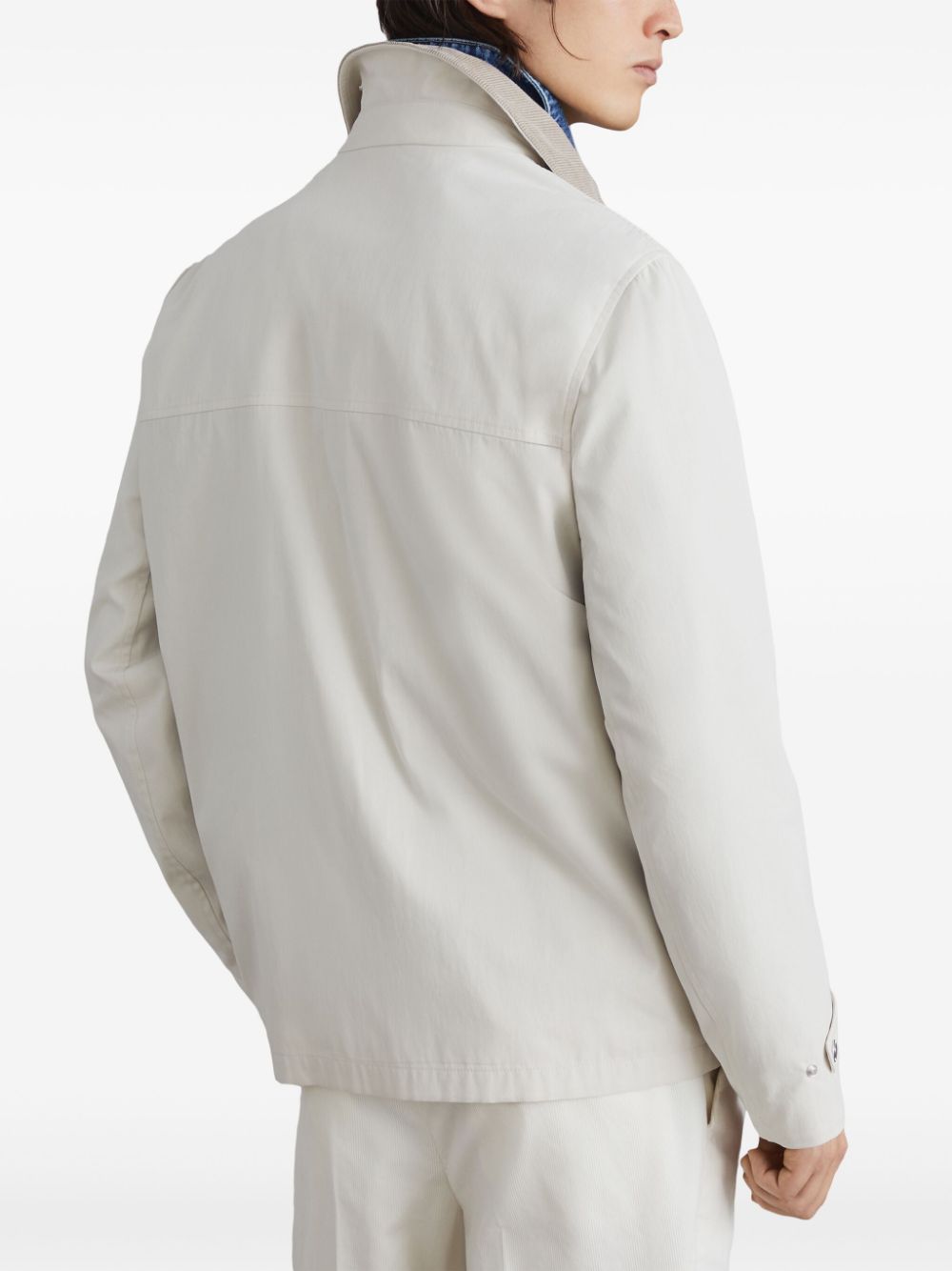 BRUNELLO CUCINELLI WATER-RESISTANT SHIRT JACKET 