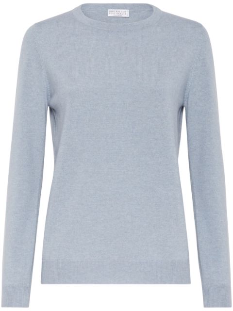 Brunello Cucinelli crew-neck cashmere jumper Women