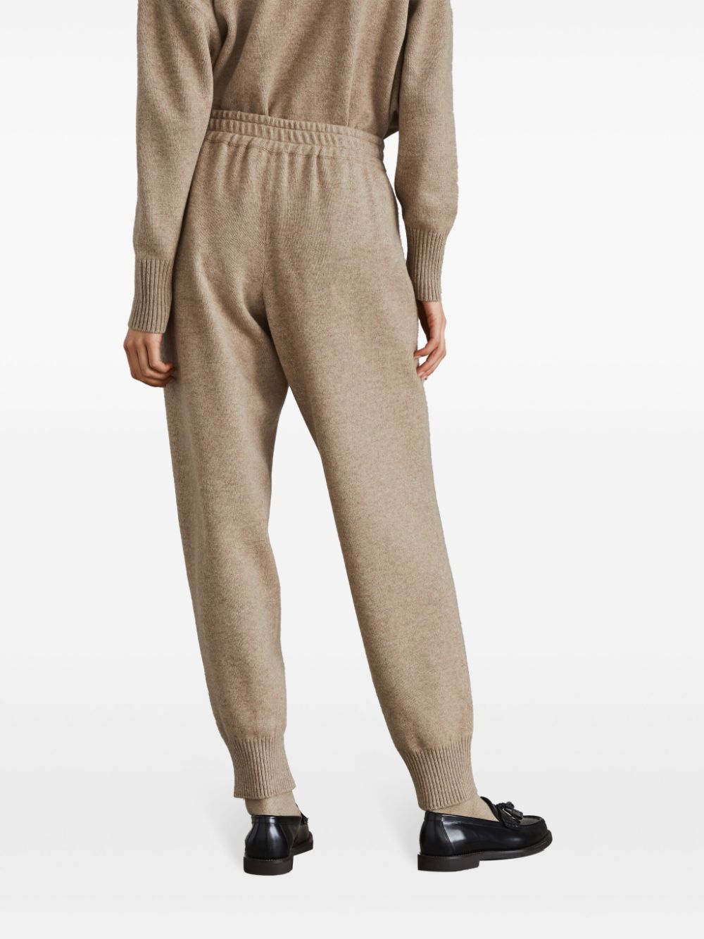 Brunello Cucinelli knitted tapered cashmere trousers Women