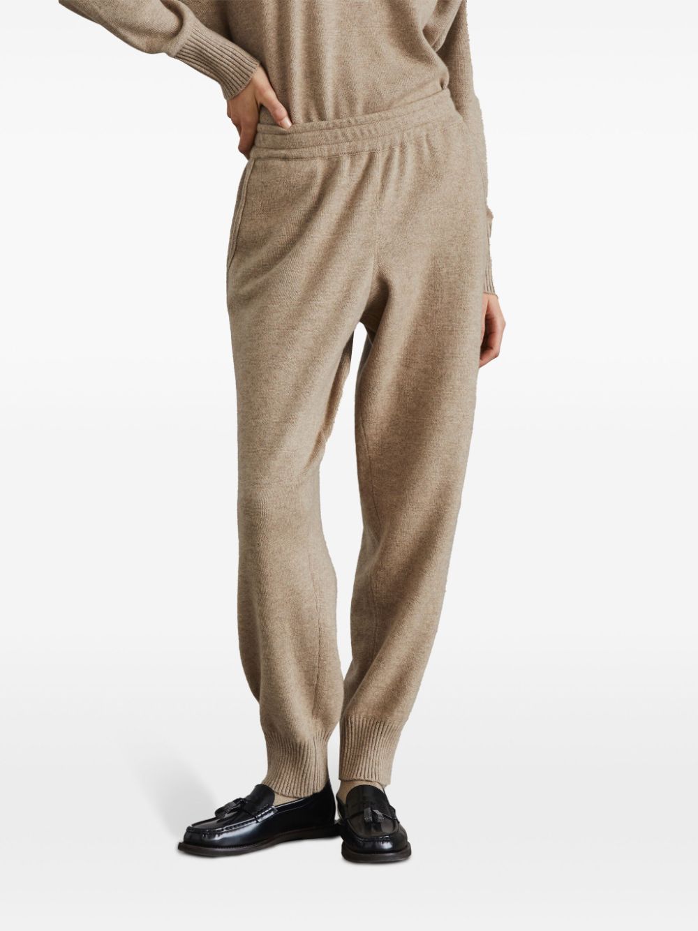 Brunello Cucinelli knitted tapered cashmere trousers Women