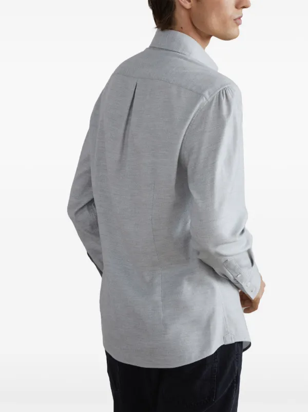 Brunello Cucinelli ロングスリーブ シャツ | グレー | FARFETCH JP