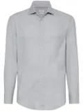 Brunello Cucinelli plain long-sleeve shirt - Grey