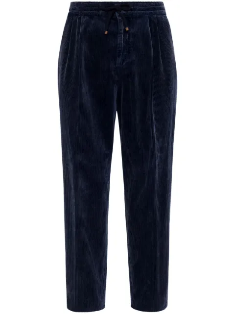 Brunello Cucinelli pantalones de pana con cordones