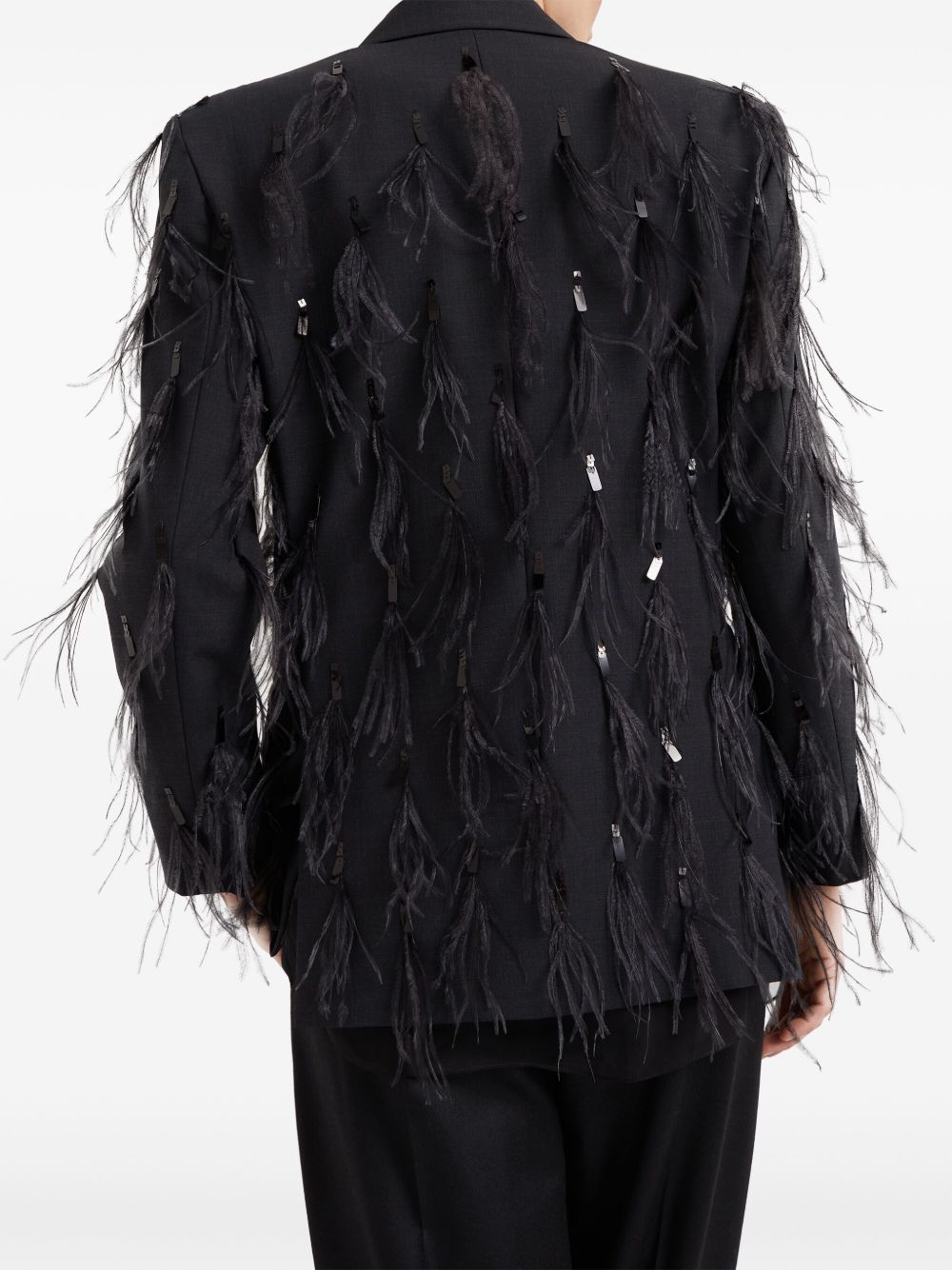 Discounted online shopping Brunello Cucinelli feathered blazer Women