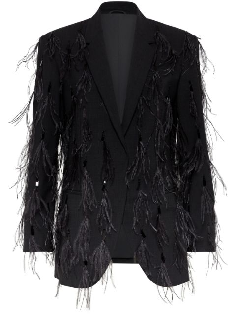 Brunello Cucinelli feathered blazer Women