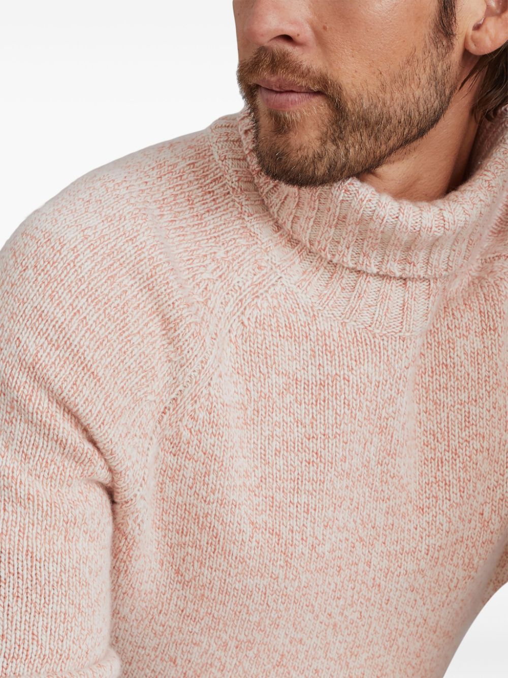 Brunello Cucinelli melange-effect cashmere jumper Men