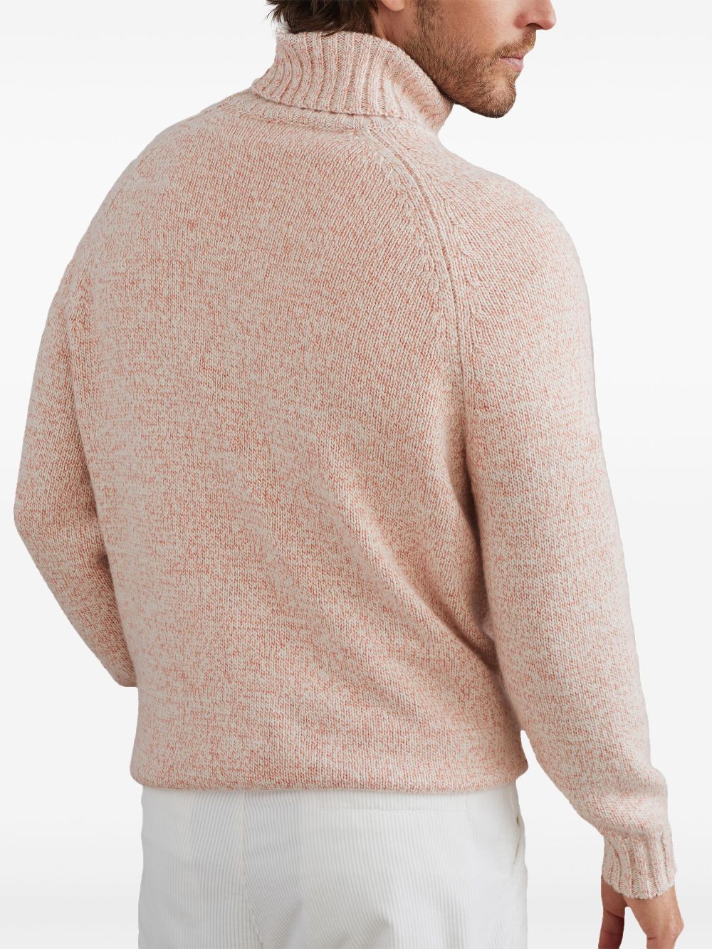 Brunello Cucinelli melange-effect cashmere jumper Men