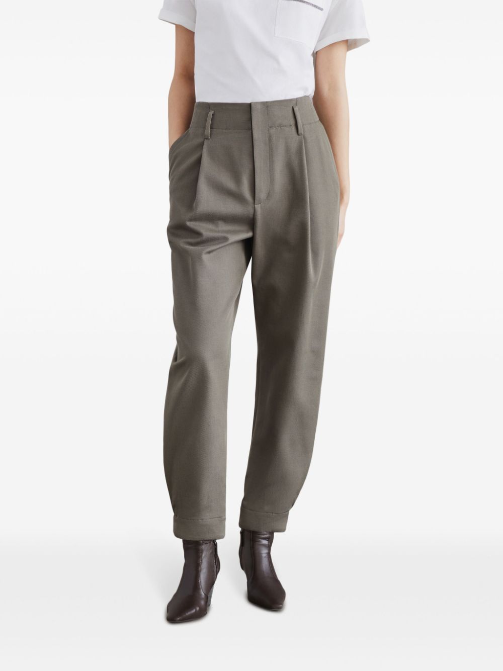 Brunello Cucinelli monili detail tailored trousers Women