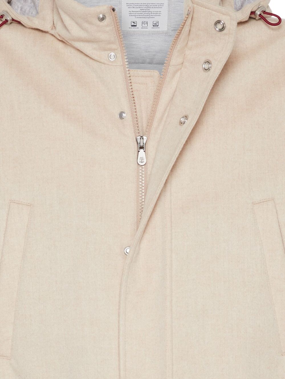 Brunello Cucinelli hooded cashmere jacket Men