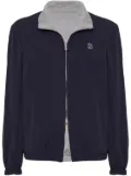 Brunello Cucinelli water-resistant long-sleeve jacket - Blue