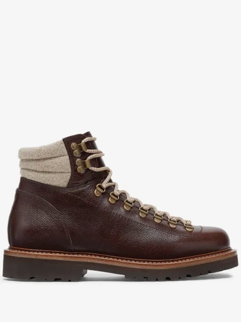 Brunello Cucinelli botas con agujetas