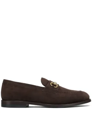 Brunello Cucinelli スエード ローファー | ブラウン | FARFETCH JP
