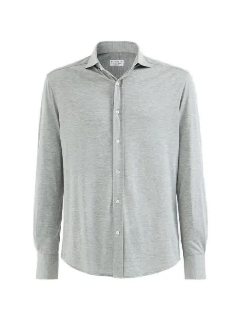 Brunello Cucinelli Hemd mit Seidenanteil