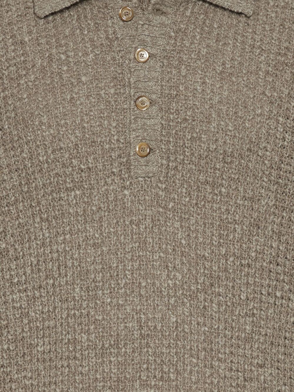 Brunello Cucinelli polo-collar long-sleeved jumper Men