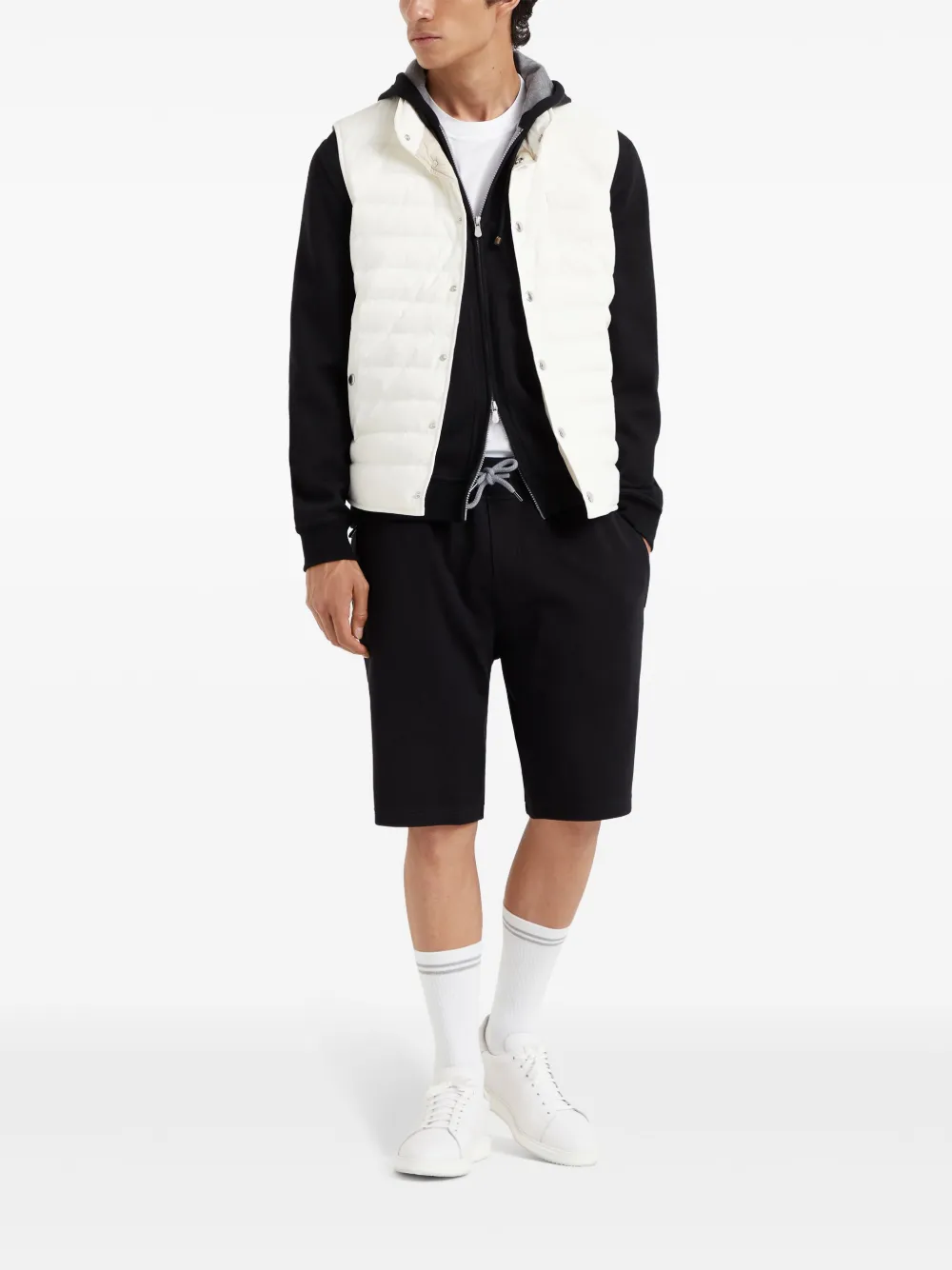 brunellocucinelli Brunello Cucinelli Straight bermuda shorts - Zwart
