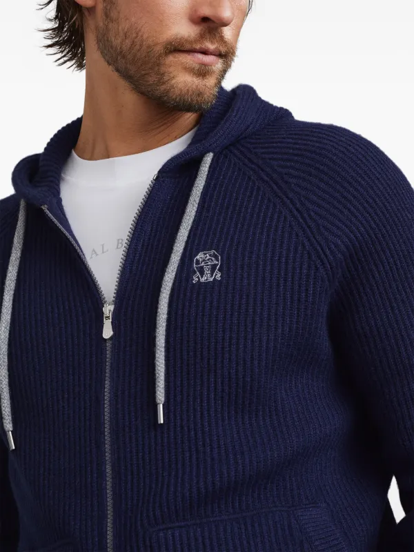 BRUNELLO CUCINELLIパーカ BRUNELLO CUCINELLI ネイビーパーカー