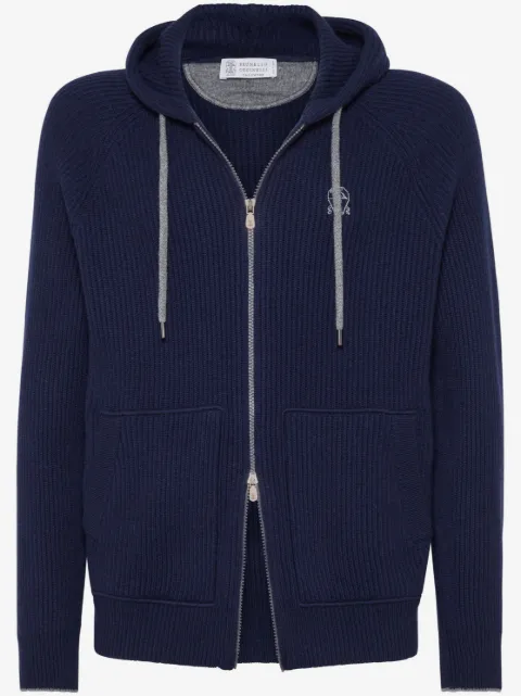 Brunello Cucinelli hoodie i kashmir