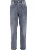 Brunello Cucinelli Turn-up hem jeans - Grey