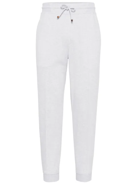 Brunello Cucinelli logo-print track pants