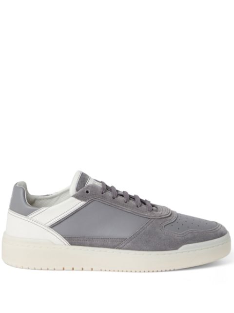 Brunello Cucinelli panelled leather-suede sneakers Men