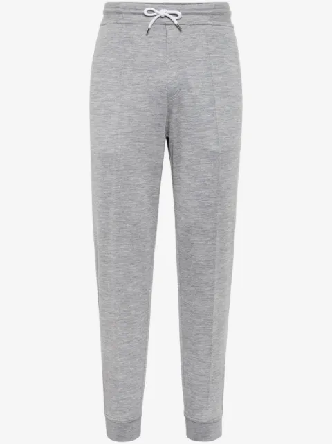 Brunello Cucinelli pressed-crease drawstring trousers