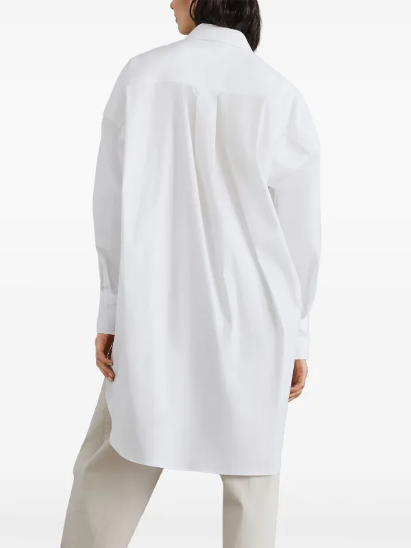 BRUNELLO CUCINELLI モニーレ シャツ ブラウス XXS Brunello Cucinelli モニーレ シャツ | ホワイト | FARFETCH JP