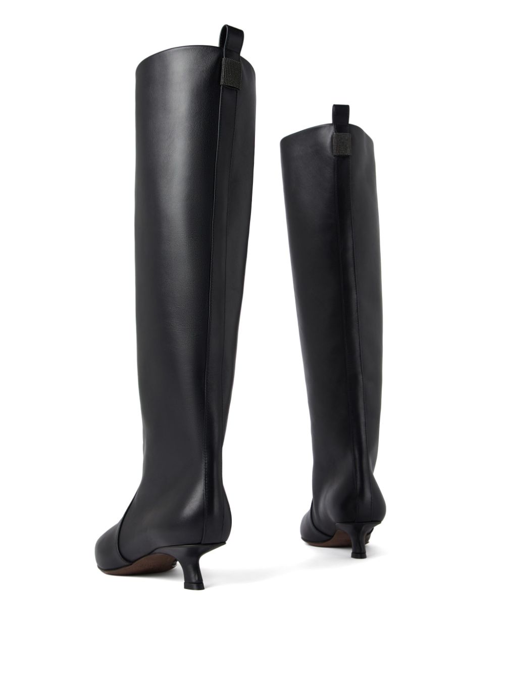 Shop Brunello Cucinelli Knee-high Boots In Schwarz