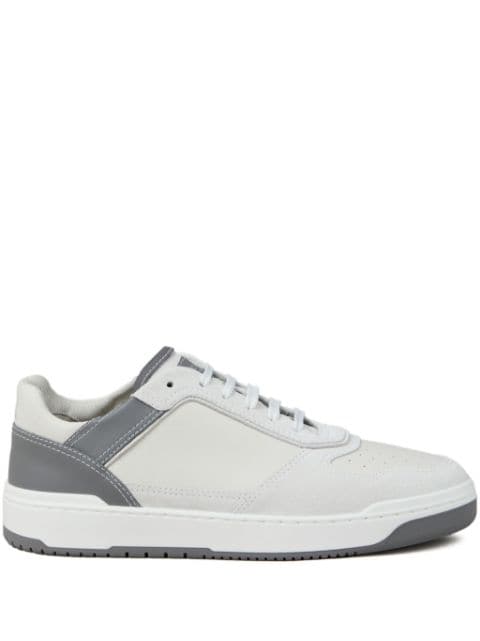 Brunello Cucinelli logo-patch leather sneakers 