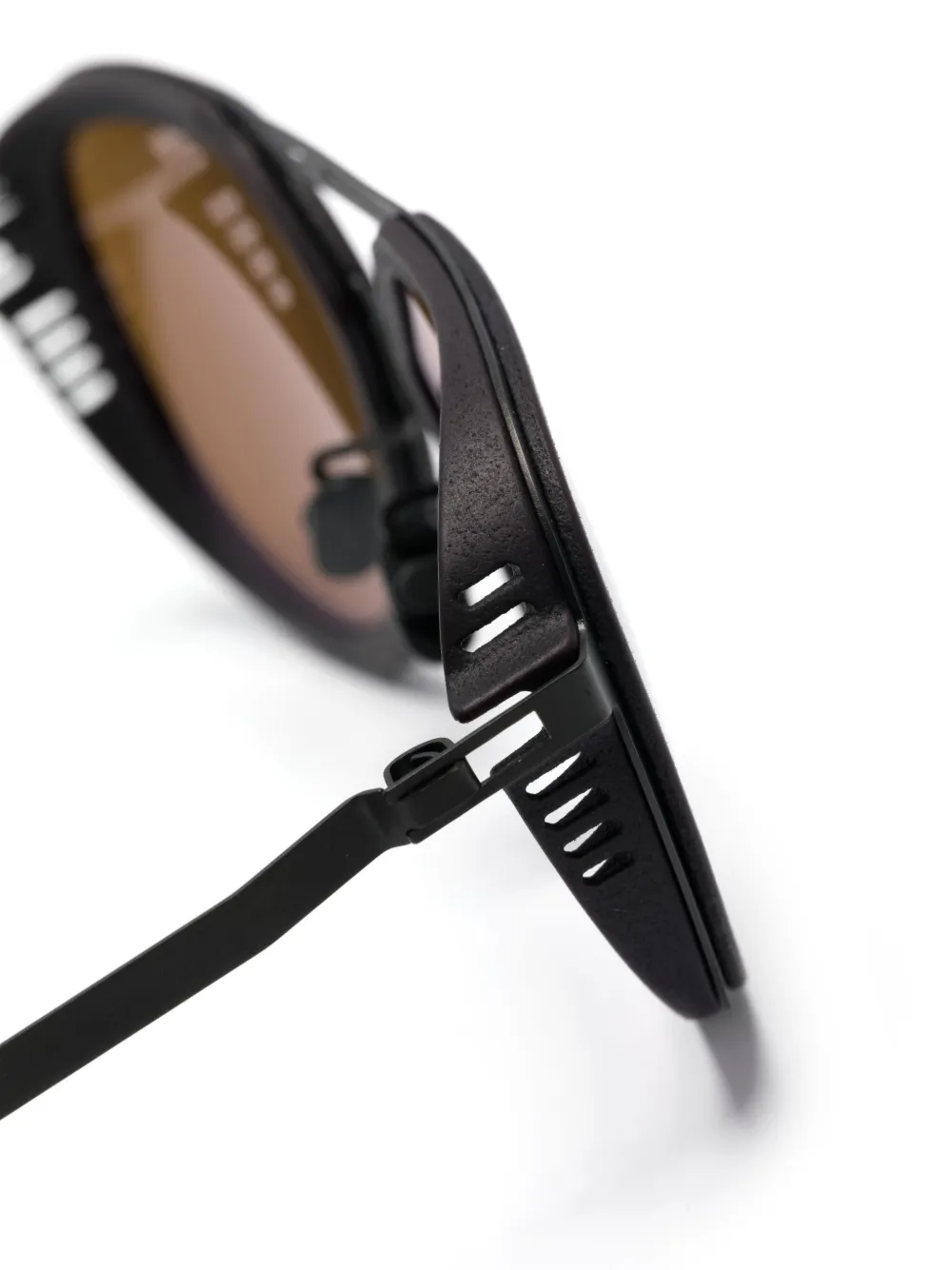 Mykita Cypress zonnebril met piloten montuur Zwart
