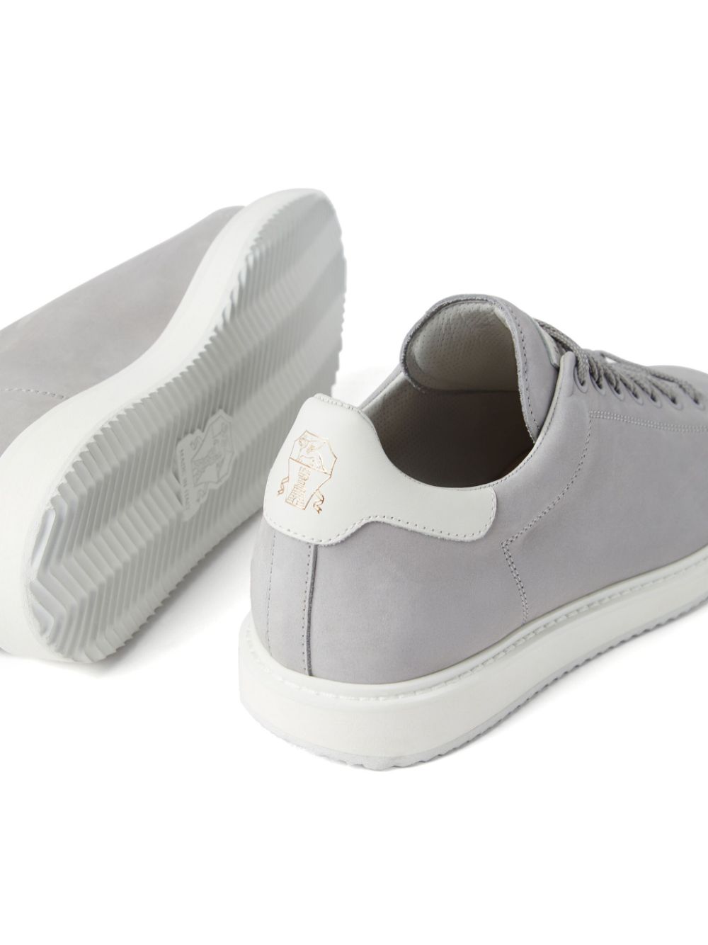 Brunello Cucinelli Leren sneakers Grijs