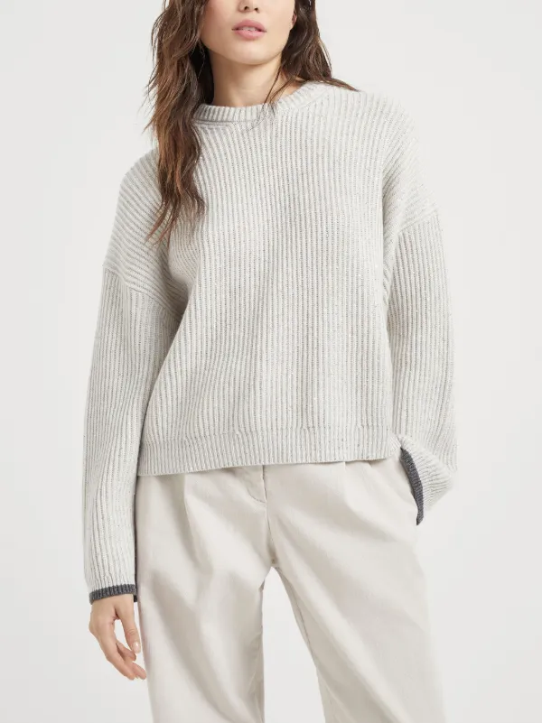 Brunello Cucinelli crew-neck Jumper | Grey | FARFETCH
