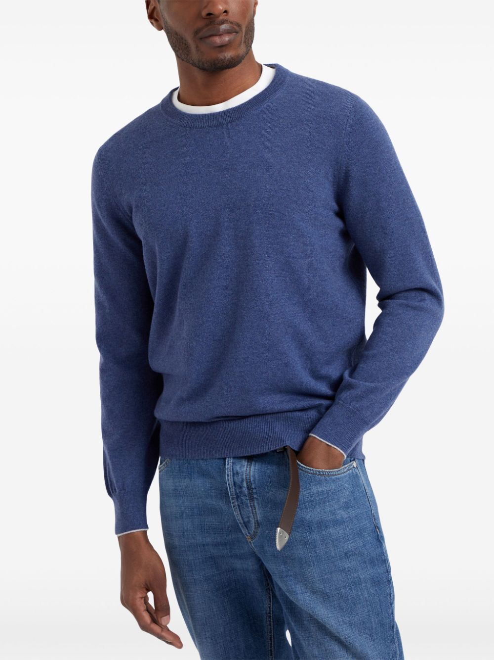 Brunello Cucinelli crew-neck cashmere jumper Men