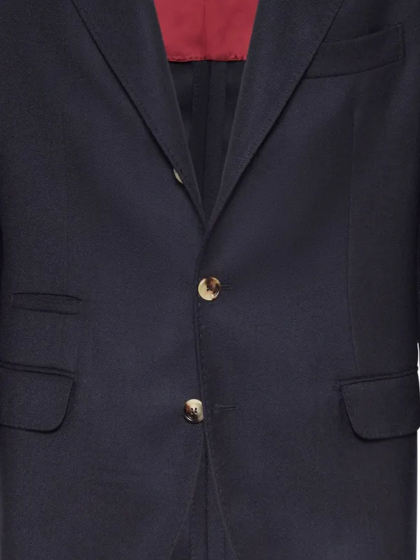 美品 BRUNELLO CUCINELLI カシミヤ100% ジャケット XS Brunello Cucinelli カシミア シングルジャケット | ブルー | FARFETCH JP