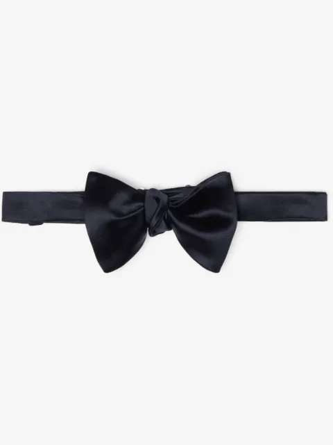 Brunello Cucinelli logo-patch bow tie