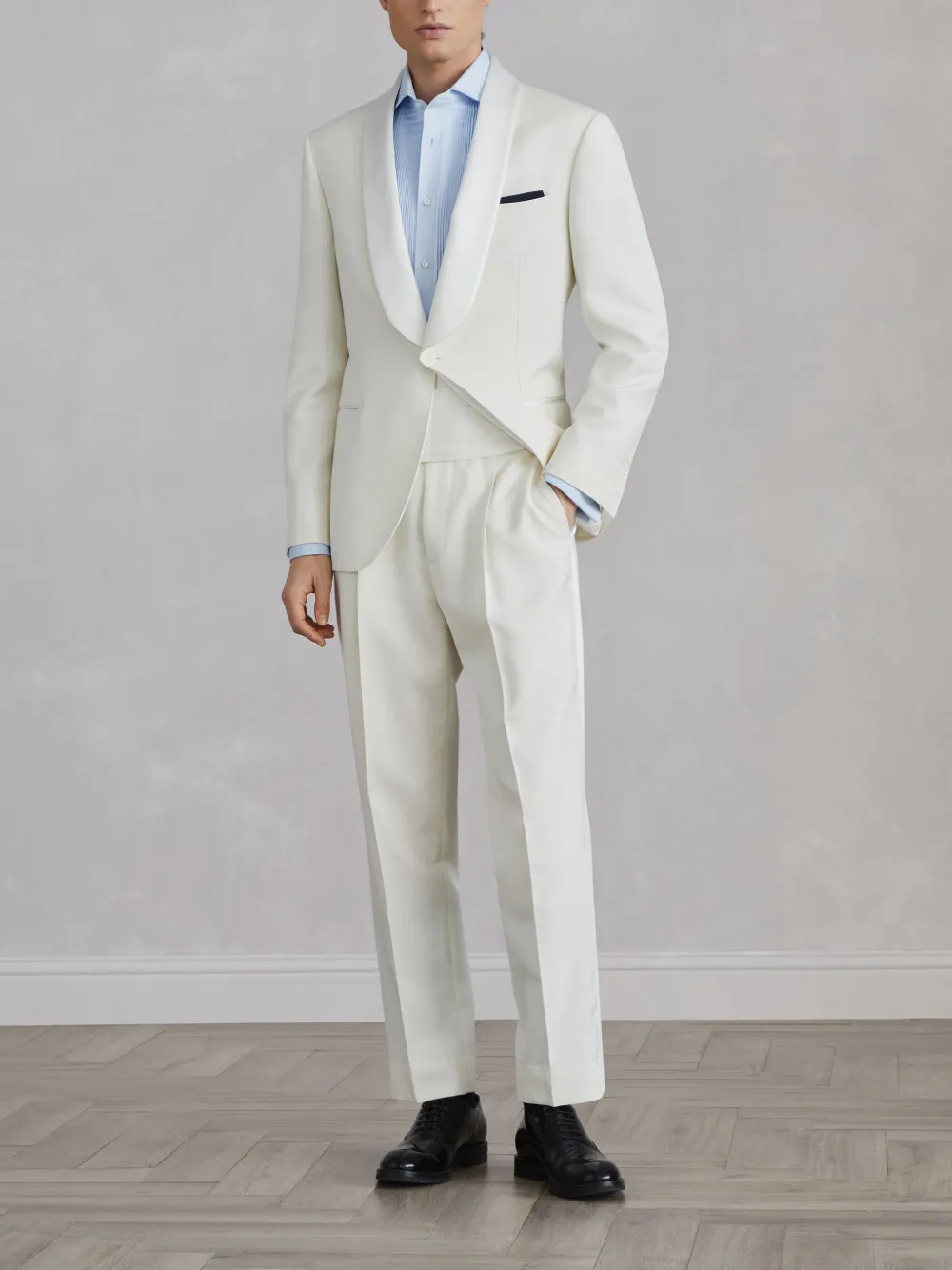 Brunello Cucinelli tailored single-breasted suit Men