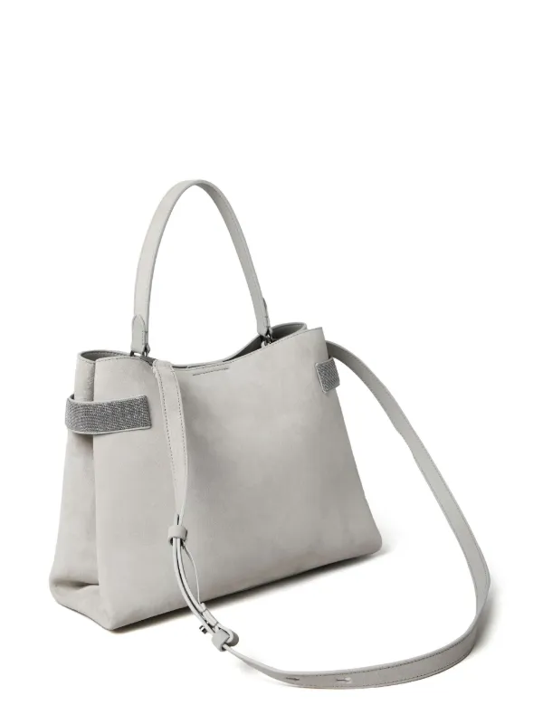 Brunello Cucinelli Essence Tote Bag | Grey | FARFETCH JO
