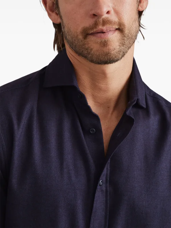 Brunello Cucinelli Camisa De Mangas Longas | Azul | FARFETCH BR