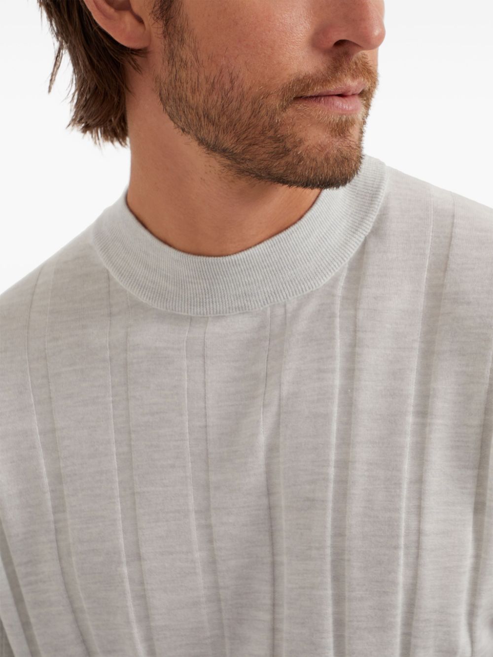 Brunello Cucinelli ribbed turtleneck jumper Men