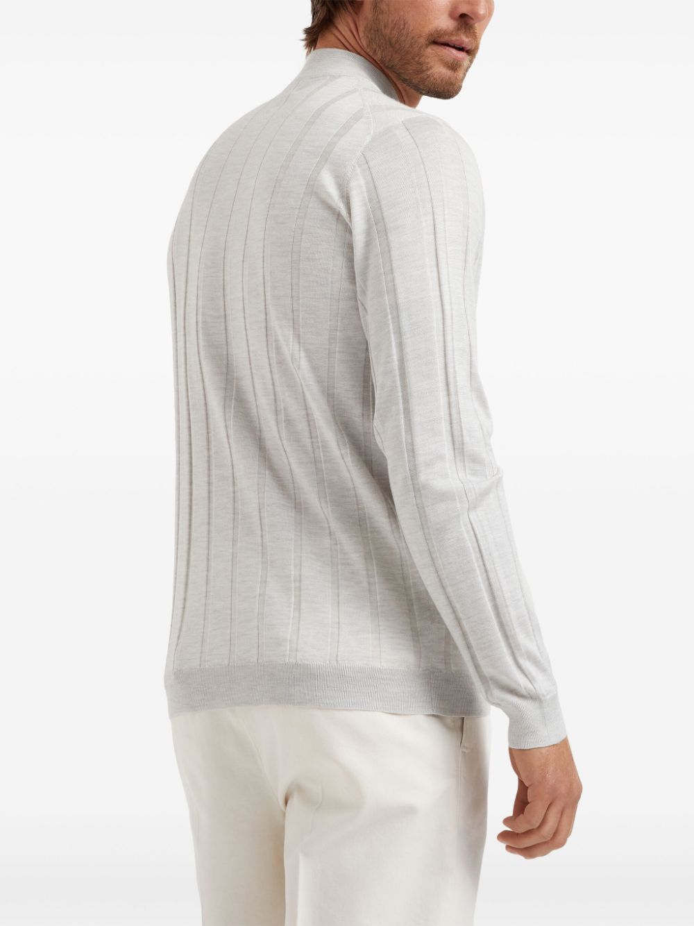 Brunello Cucinelli ribbed turtleneck jumper Men