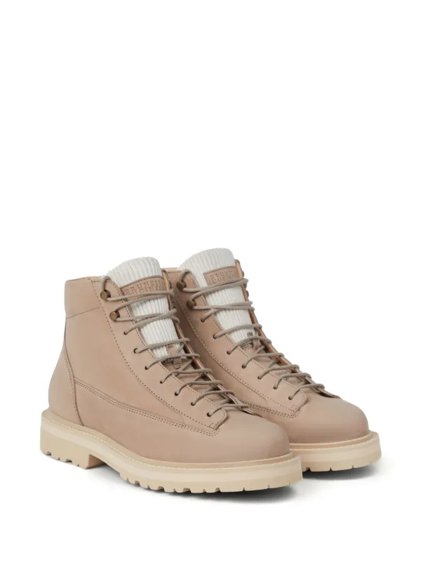 Brunello Cucinelli ハイキングブーツ | ニュートラル | FARFETCH JP Brunello Cucinelli ハイキングブーツ | ニュートラル | FARFETCH JP