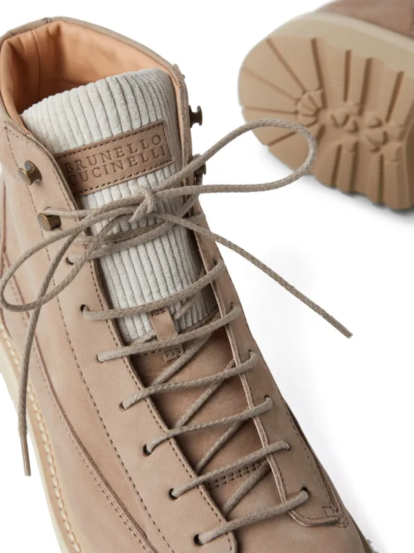 Brunello Cucinelli ハイキングブーツ | ニュートラル | FARFETCH JP Brunello Cucinelli ハイキングブーツ | ニュートラル | FARFETCH JP