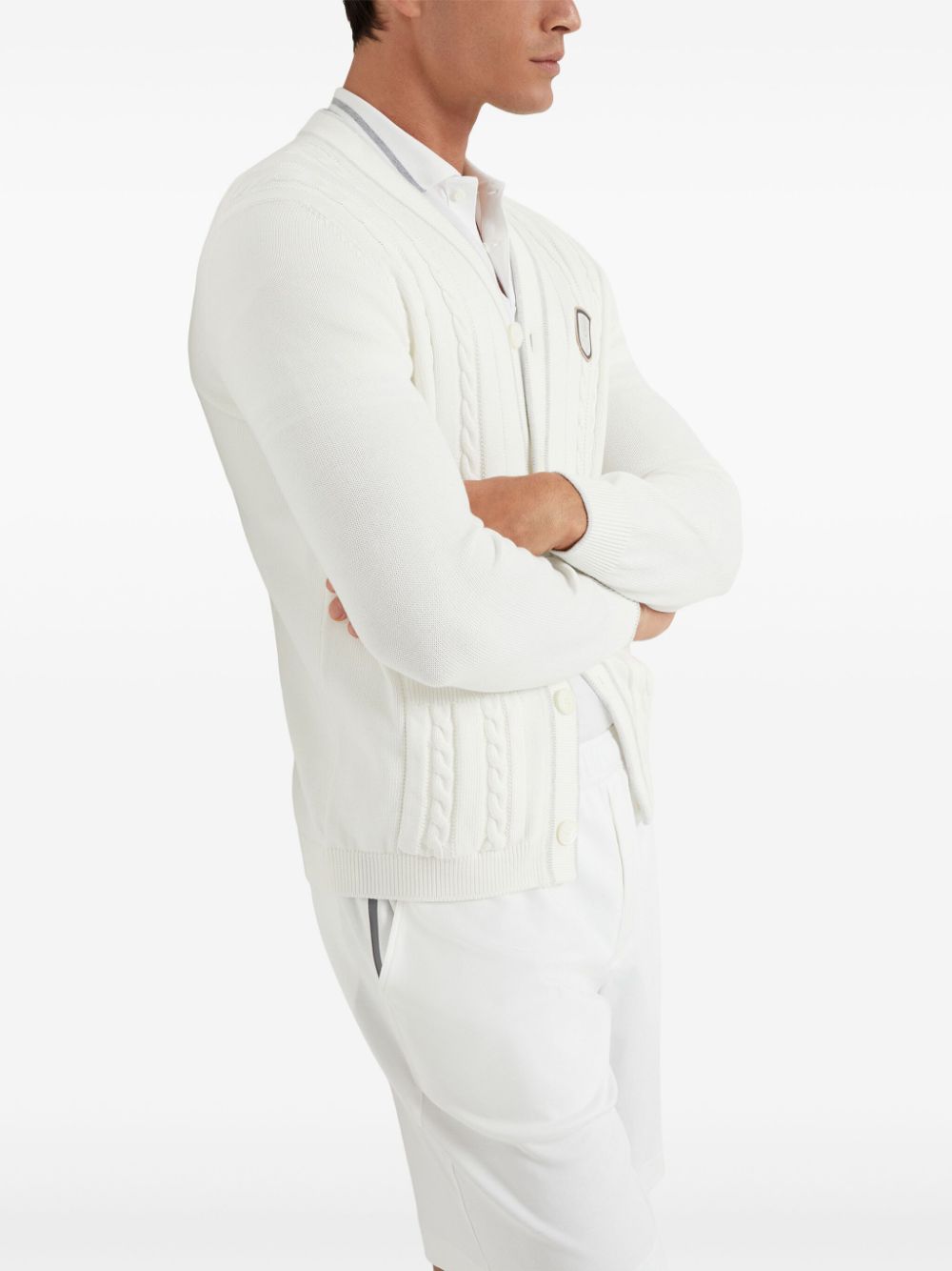 Brunello Cucinelli cable knit cardigan Men